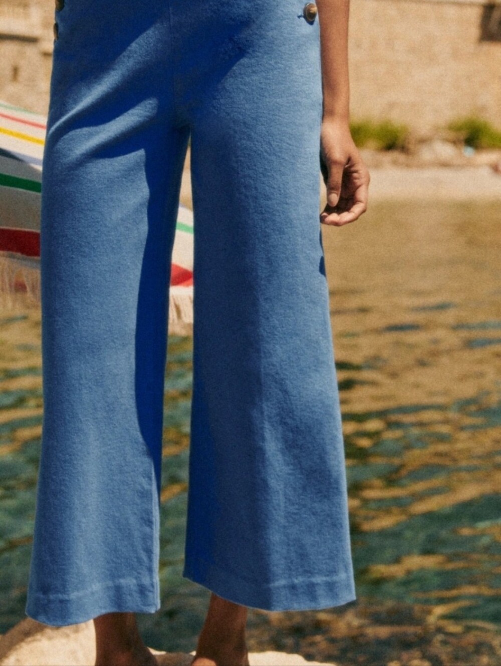 Sezane Marino Crop Trousers 36 NWT - Picture 3 of 13